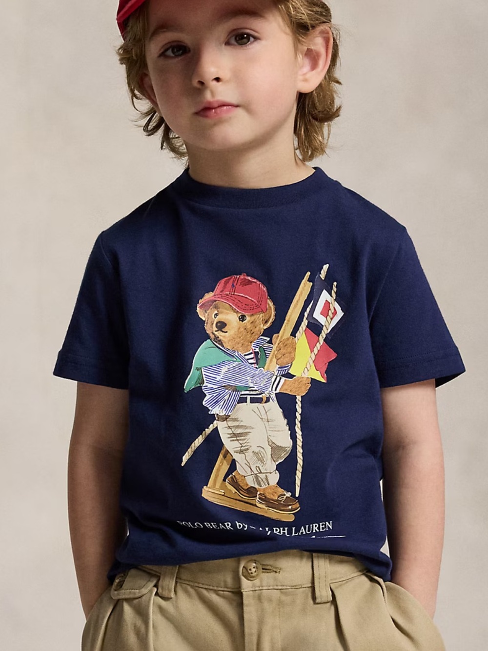 Ralph Lauren Polo Bear Cotton Jersey Tee, size 4T